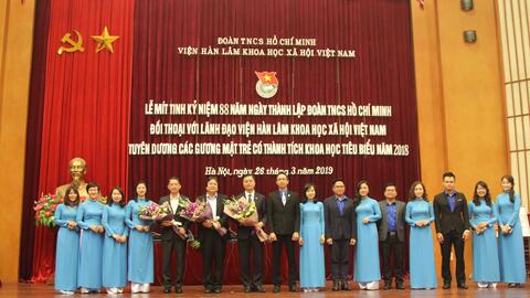Hoạt động kỷ niệm 88 năm Ngày thành lập Đoàn TNCS Hồ Chí Minh và đối thoại giữa lãnh đạo Viện Hàn lâm khoa học xã hội Việt Nam với đoàn viên thanh niên năm 2019